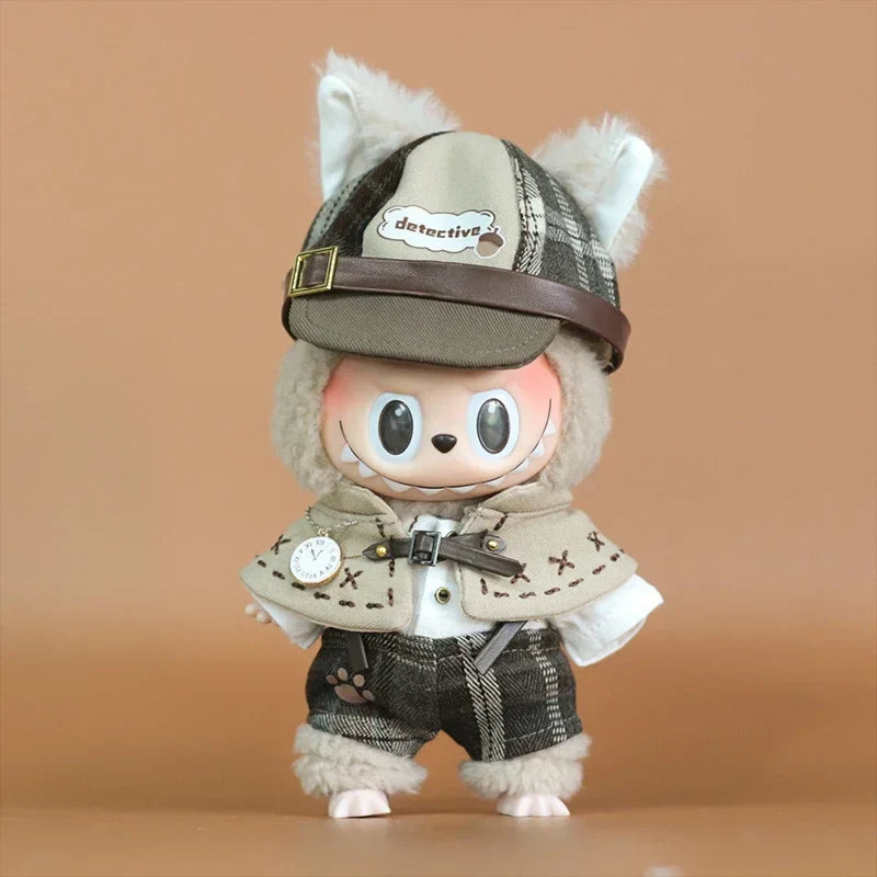 PopMart Labubu 17cm Plush Doll Clothes
