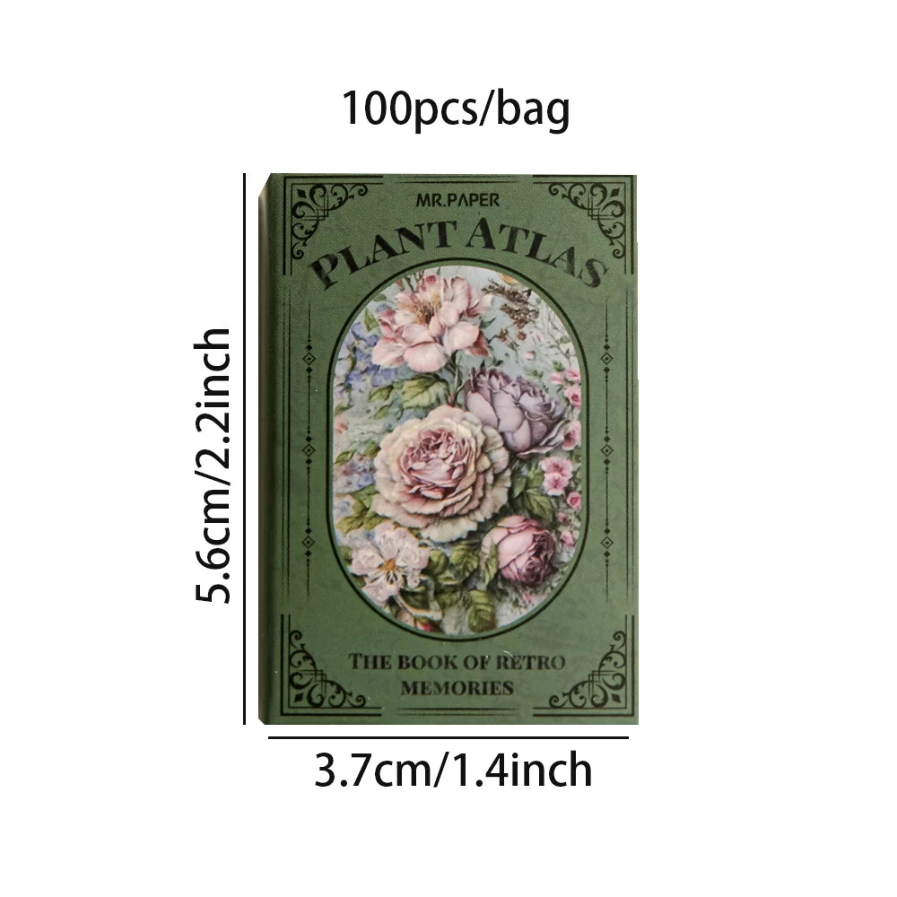 Retro Dual Material Memo Book