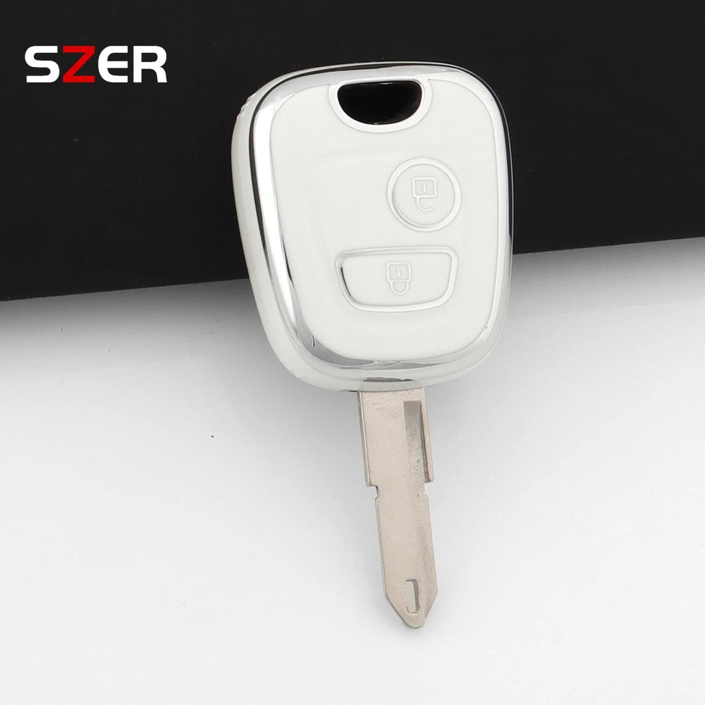 Pink TPU Car Key Cover