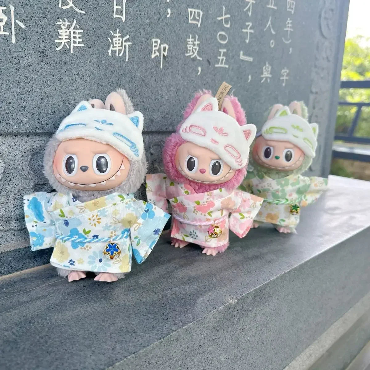 PopMart Labubu 15/17cm Summer Kimono Set