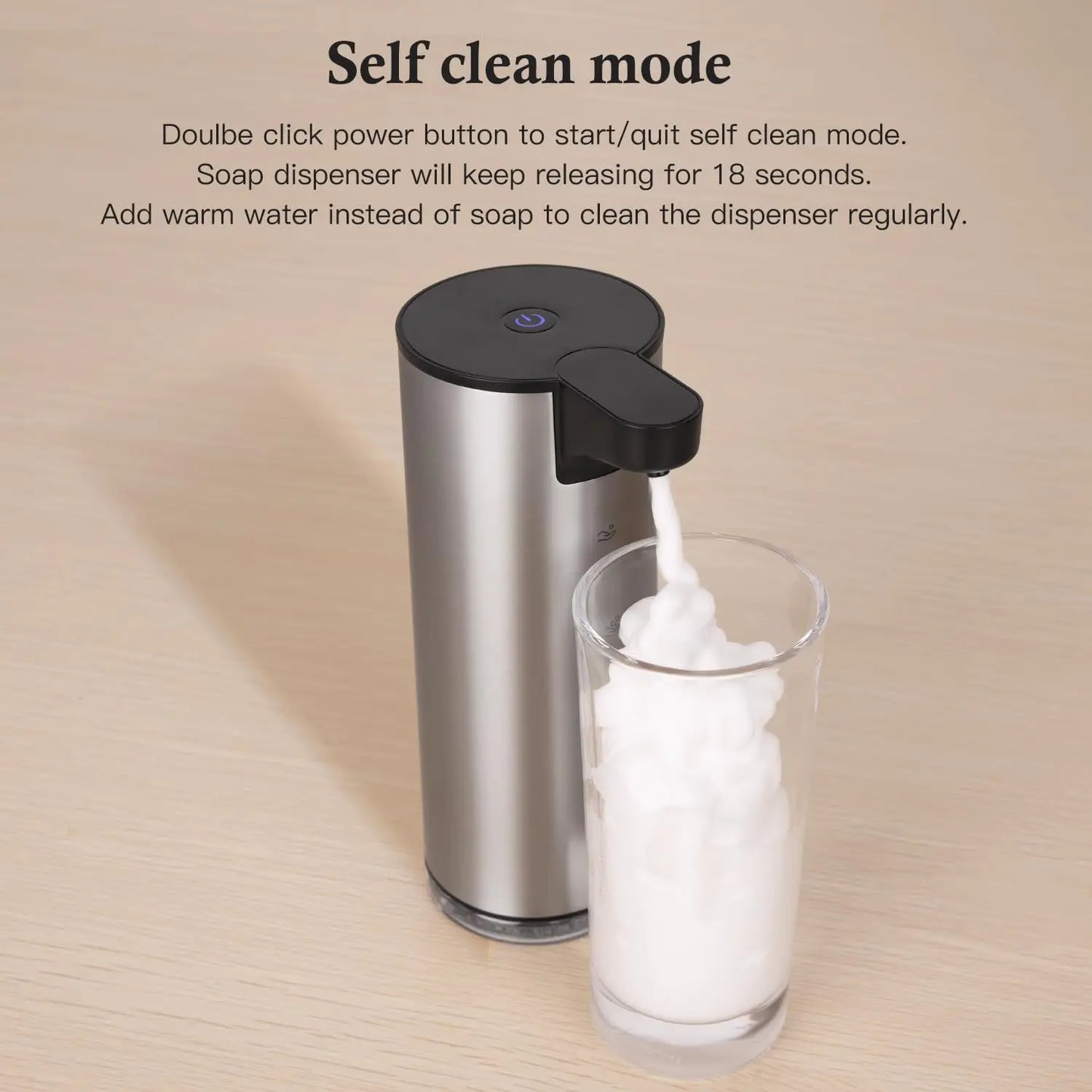 Automatic Foaming Metal Soap Dispenser