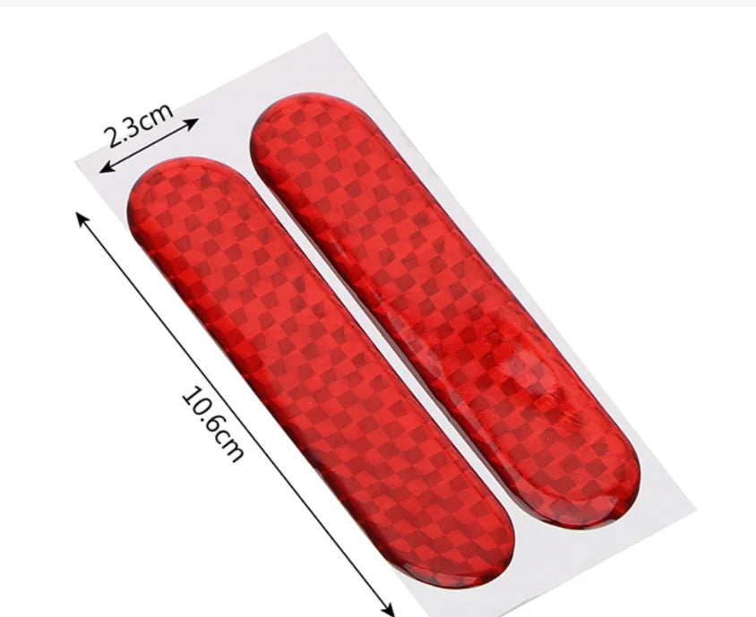 2pcs Reflective Car Door Decals