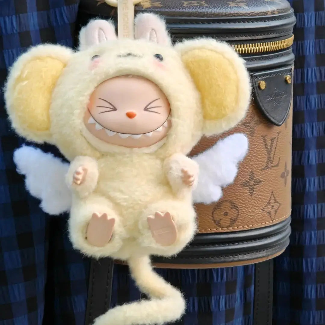 POPMART Labubu V2 Party Costume Set with Head Cover – 17cm Doll Outfit