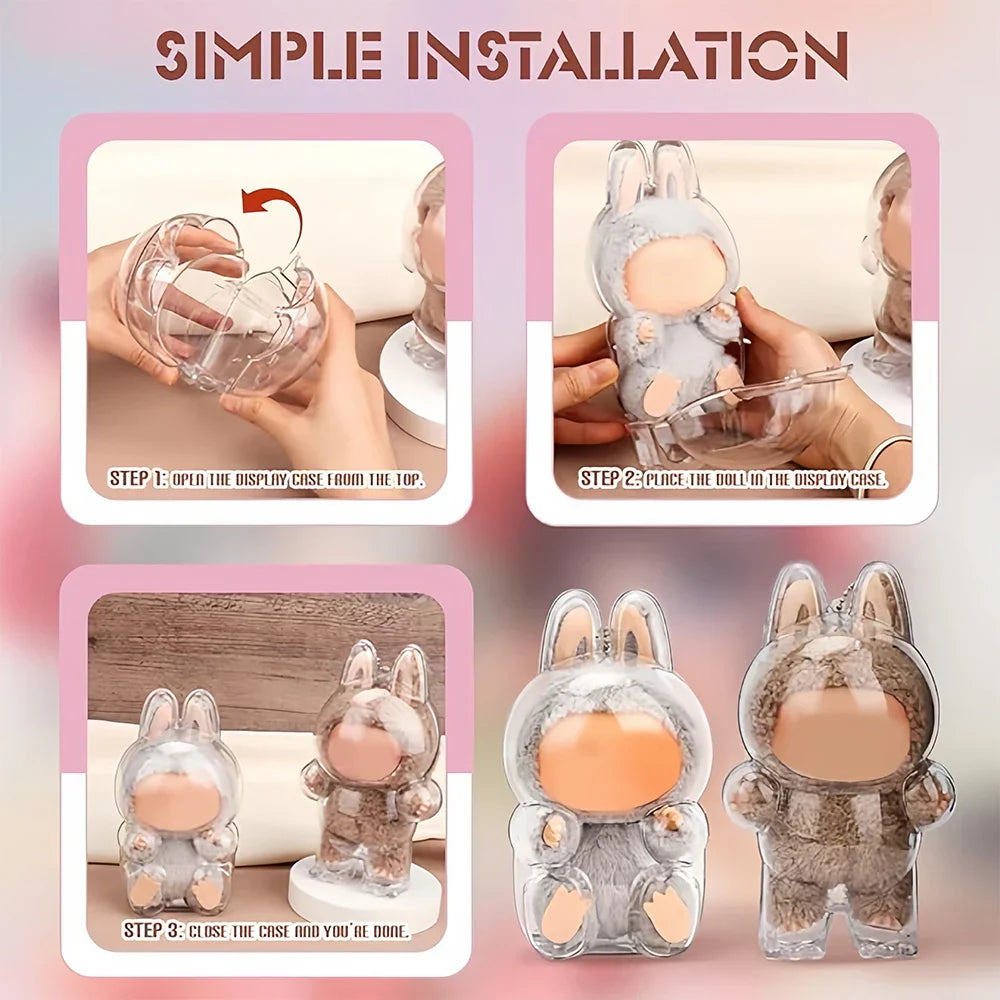 POP MART Labubu Doll Protective Display Case