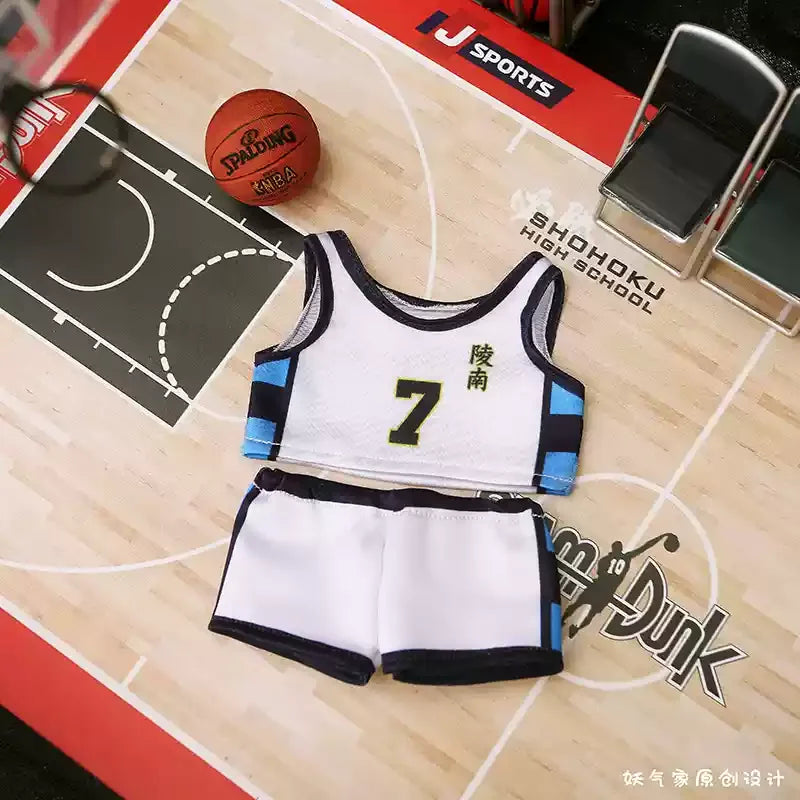 Slam Dunk Labubu Cosplay Doll Set
