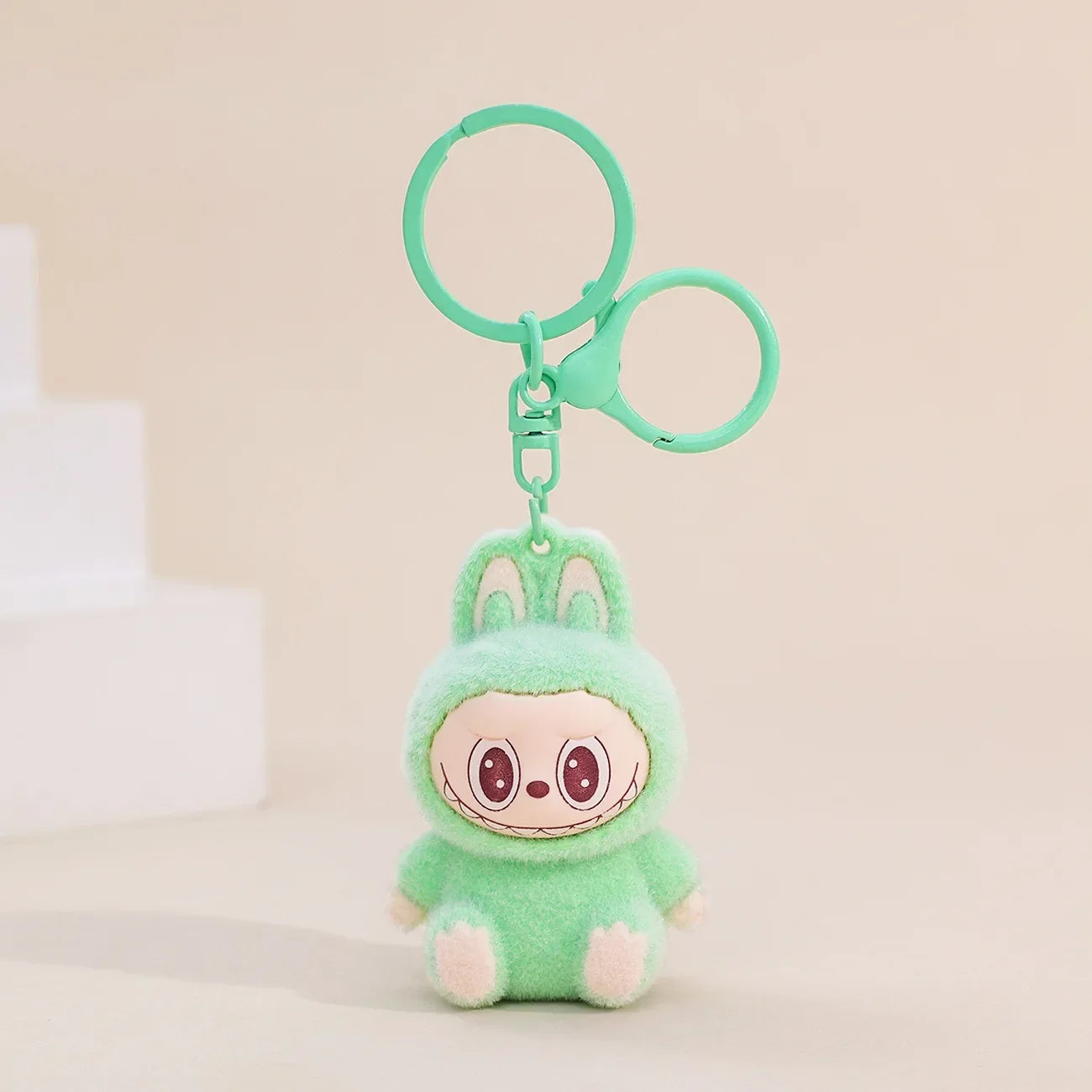PopMart Labubu Sitting Doll Keychain Ornament