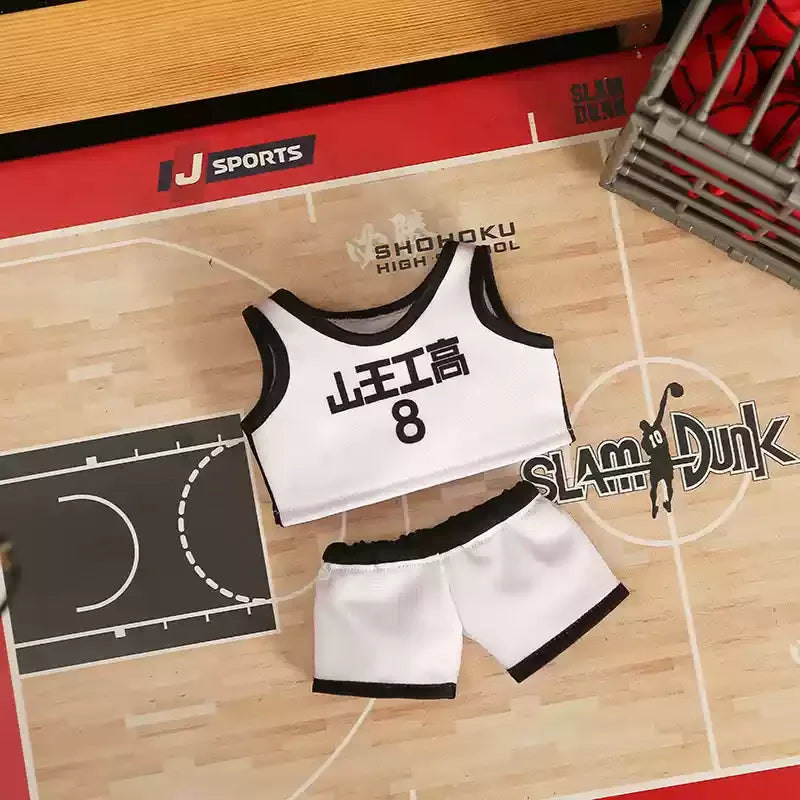 Slam Dunk Labubu Cosplay Doll Set