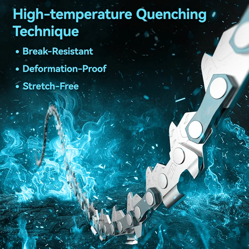 12-Inch Cordless Blue Chainsaw