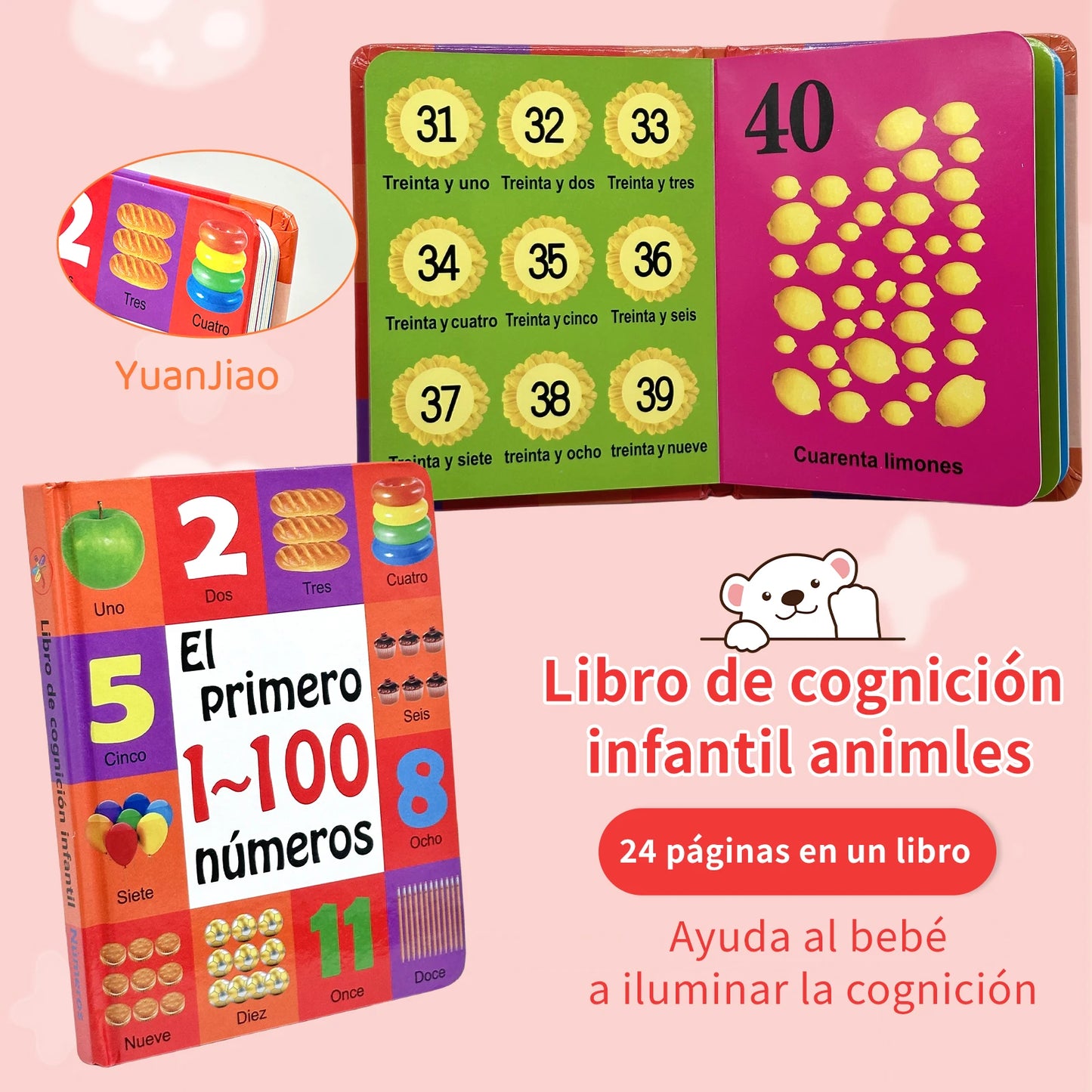 Spanish Children's Cognitive Learning Book