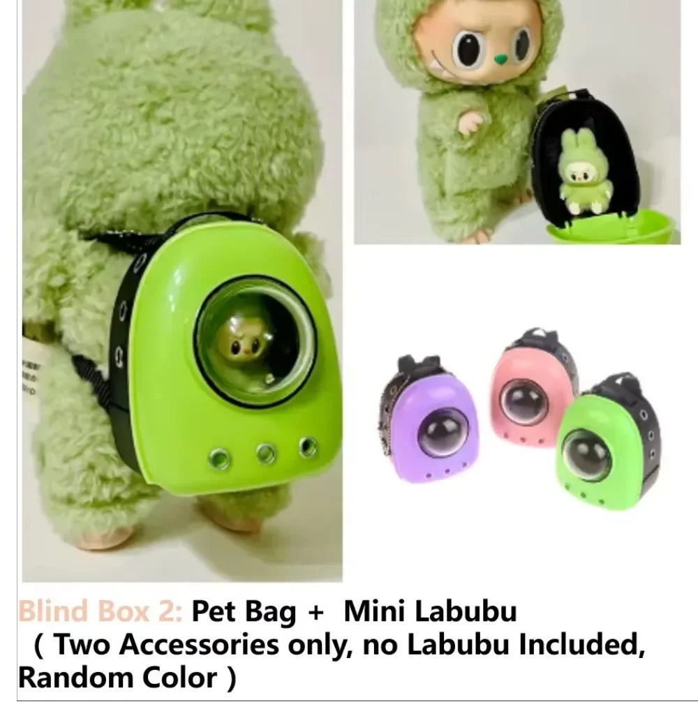 Labubu Heartbeat Macaron Doll Pendant