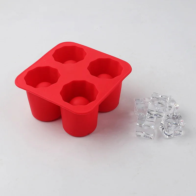 Silicone Round Ice Cube Mold