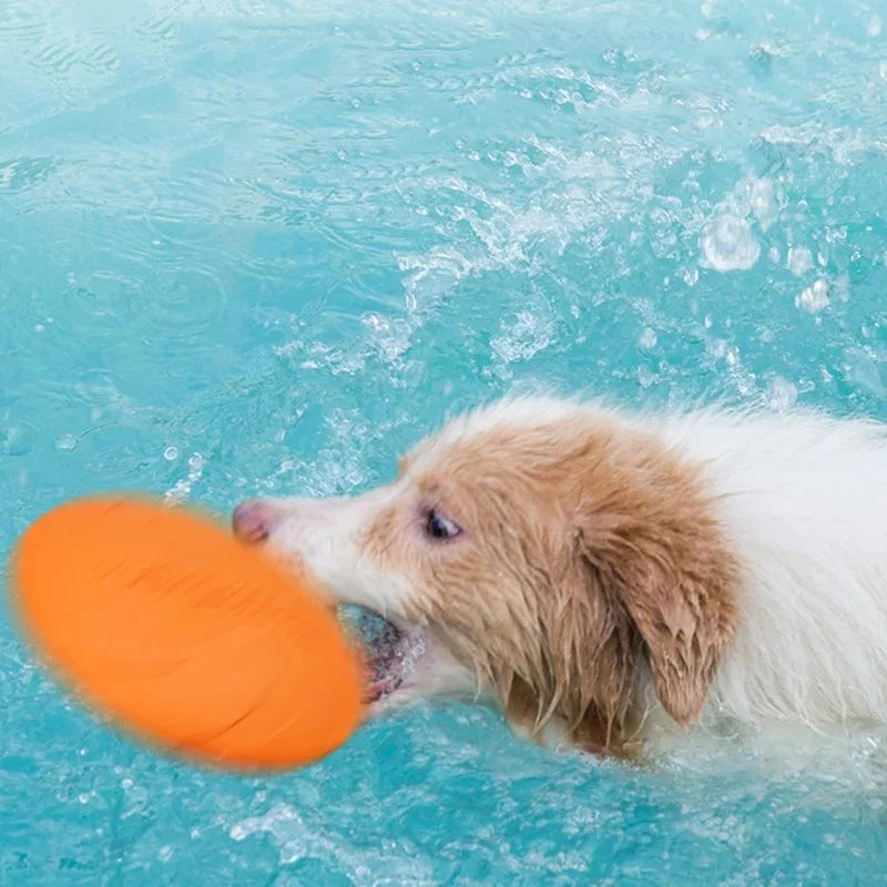 Silicone Dog Flying Disk Toy