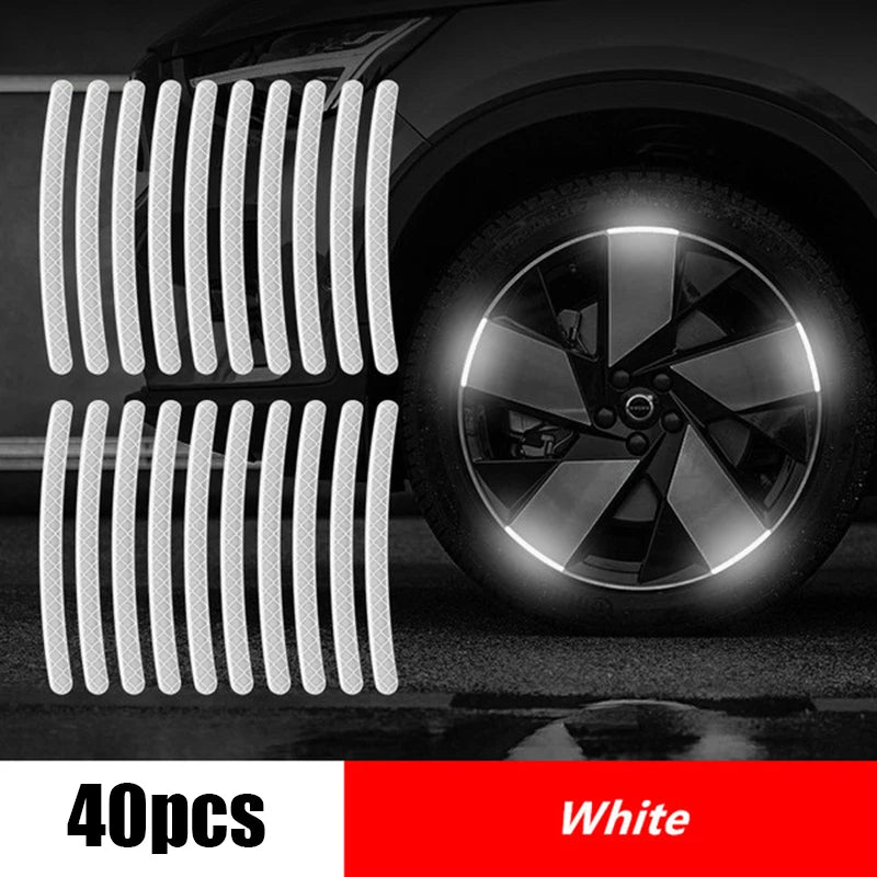 20pcs Car Wheel Reflective Strips