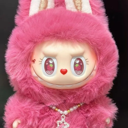 Popmart Labubu Mokoko 17cm The Monsters Keychain
