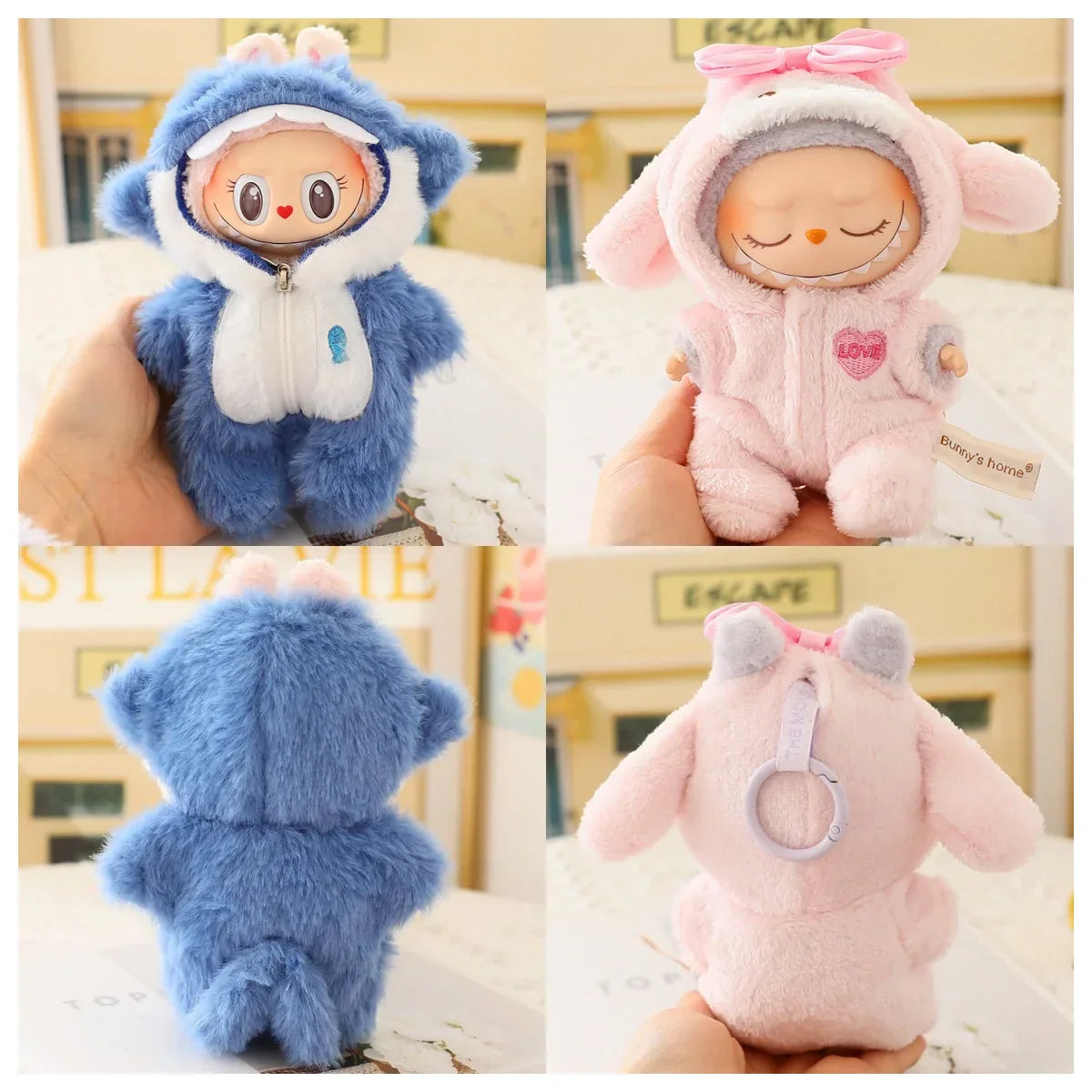POPMART Labubu Doll Shark Cosplay Outfit