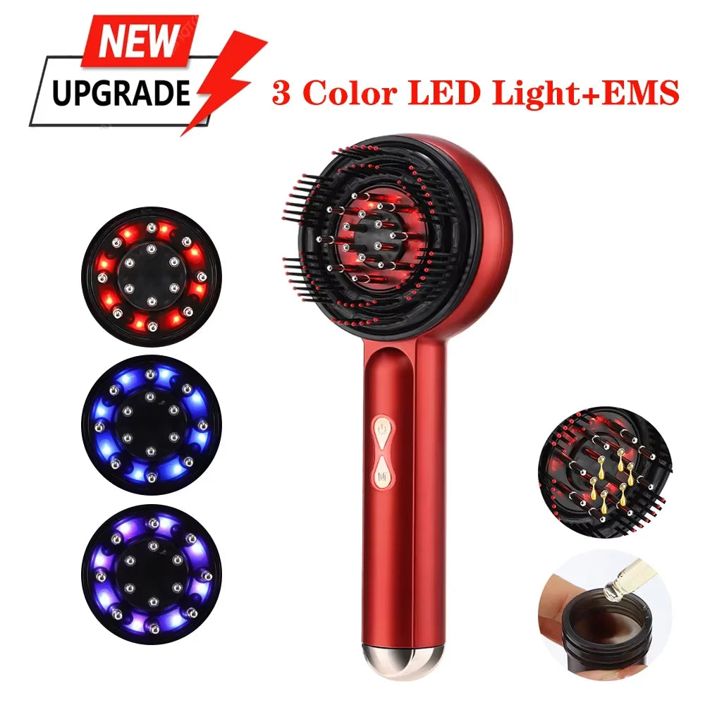 Red Light Electric Hair Comb