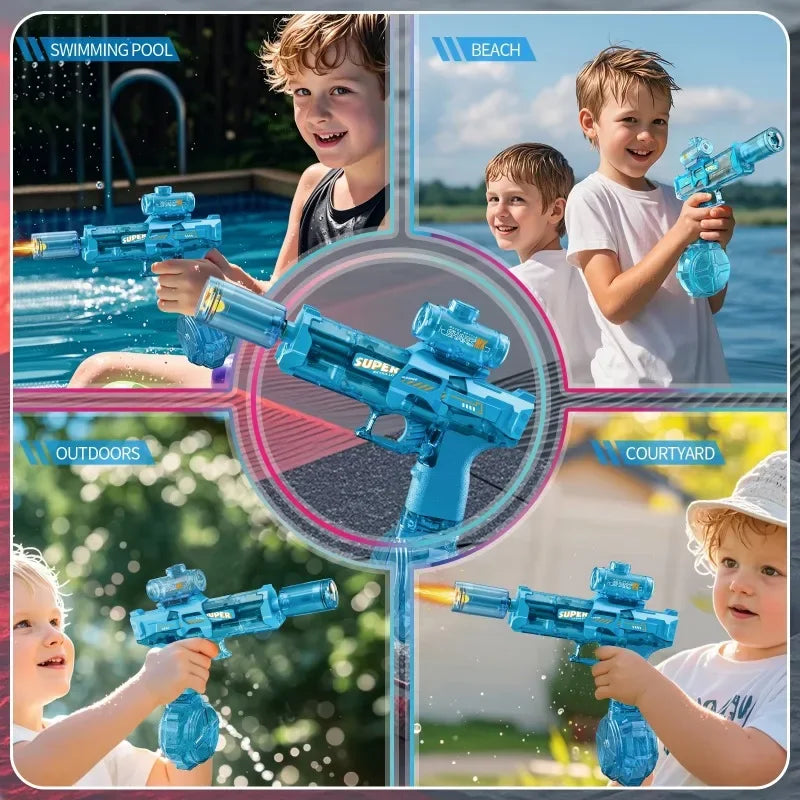 LED Light Electric Water Gun