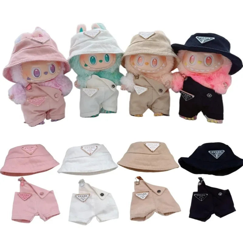 PopMart Labubu Cute Fisherman Hat Clothes