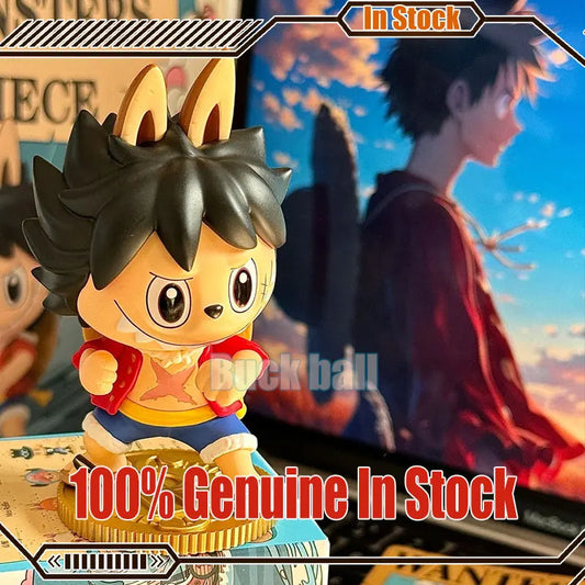 Original Labubu x One Piece Luffy Figure