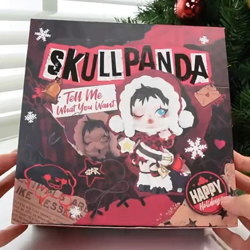 POP MART Labubu Doll SKULLPANDA Tell Me Box
