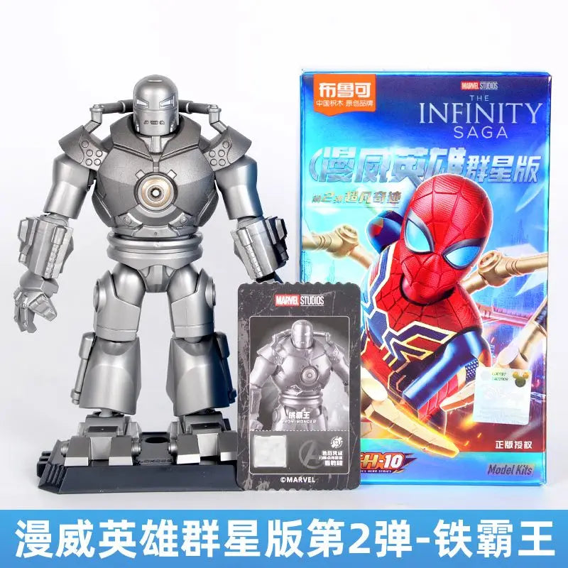 POP MART Labubu Doll Blokees Iron Hero Box