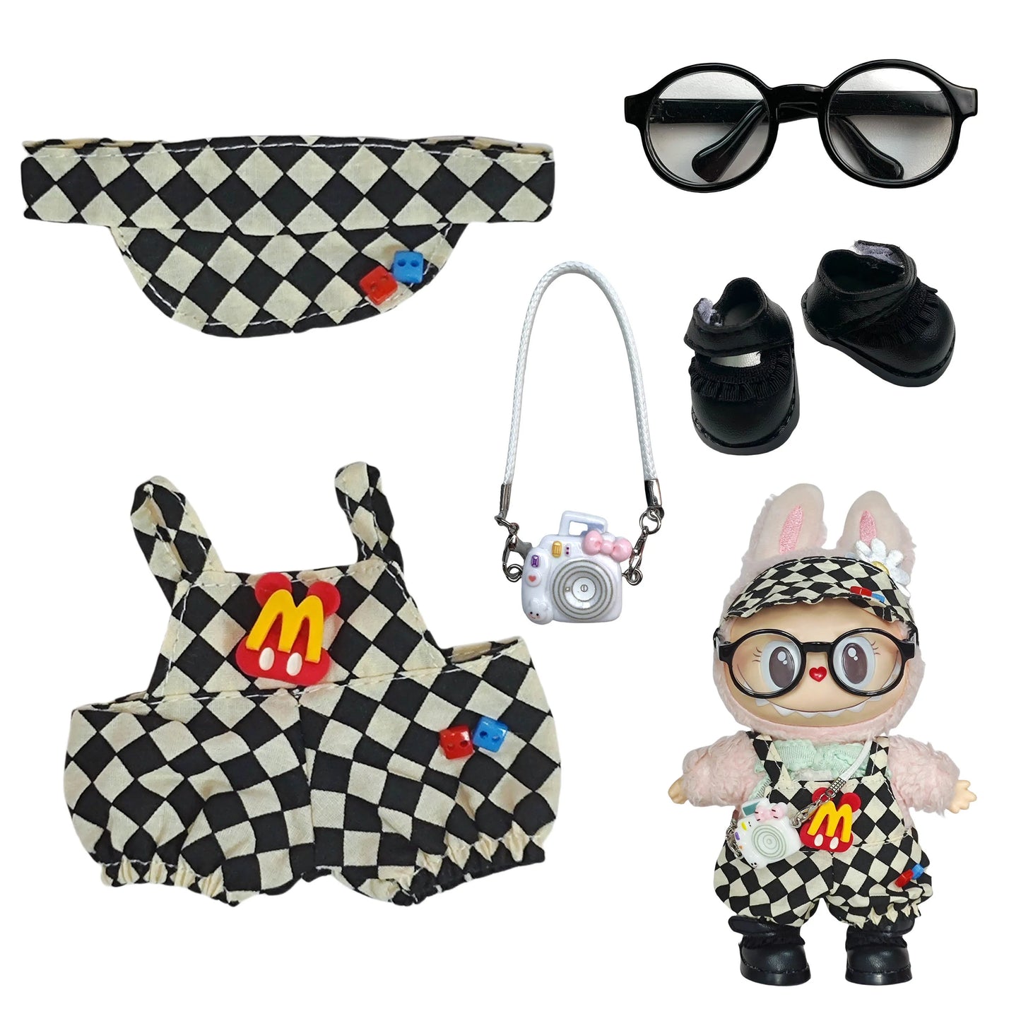 PopMart Labubu 17cm Tennis Outfit Set