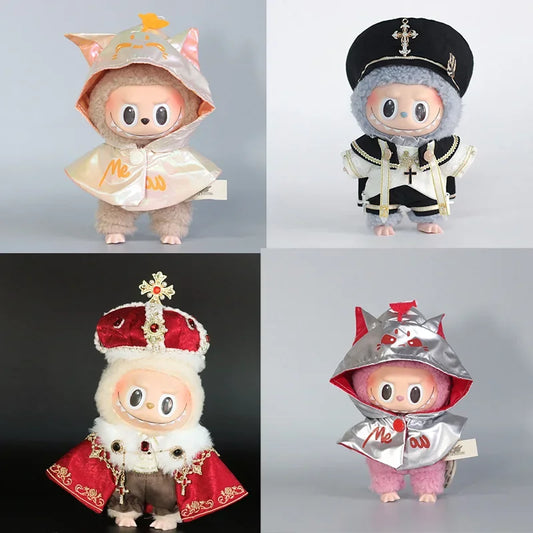 PopMart Labubu 17cm Plush Doll Clothes