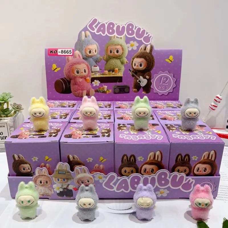 PopMart Labubu 12pcs Kawaii Doll Collection Gift