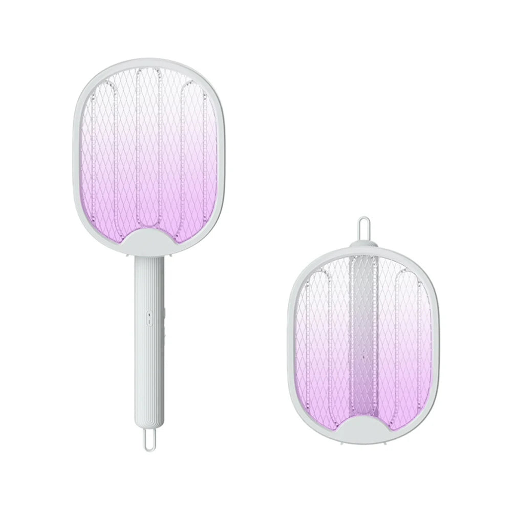 Electric Mosquito Swatter Mosquito Killer USB Rechargeable Angle Adjustable Electric Bug Zapper Fly Bat Insect Swatter