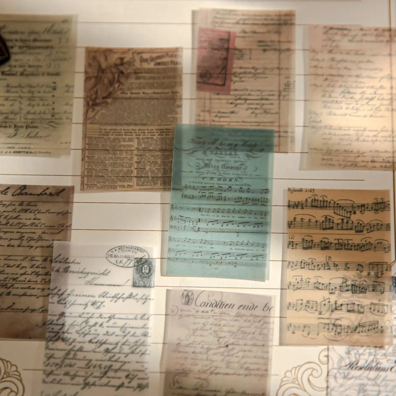 Retro Dual Material Memo Book