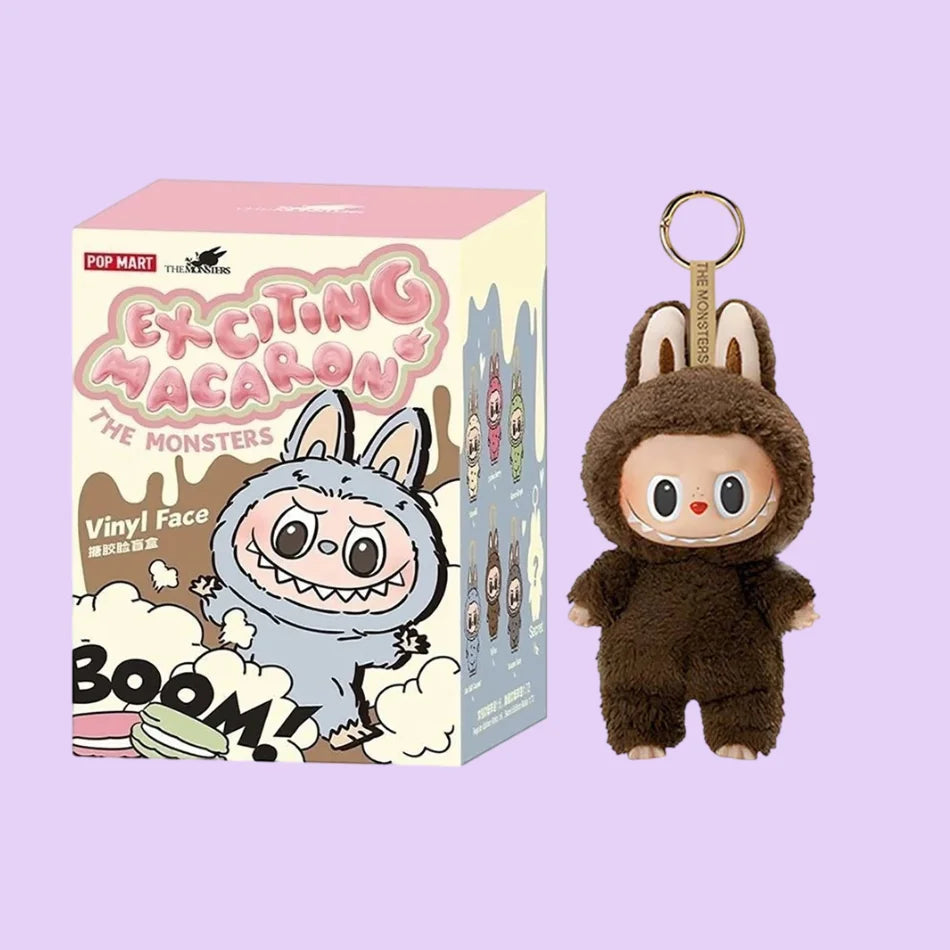 Hot Sales Anime Macaron Labubu Seat Series Keychain
