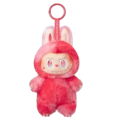 PopMart Labubu V3 Heartbeat Macaron Pendant