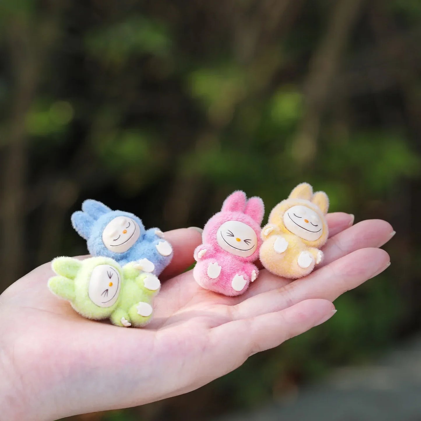 PopMart Labubu 4.3cm Cute PVC Keychain Doll