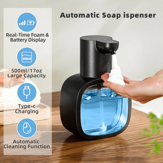 500ml Wall-Mounted Smart Soap Dispenser