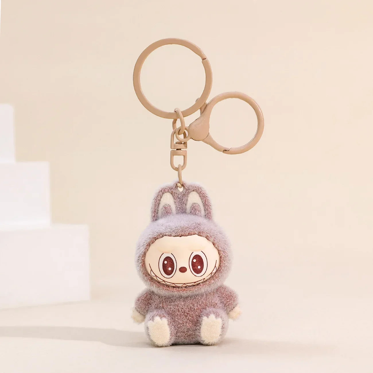 PopMart Labubu Sitting Doll Keychain Ornament