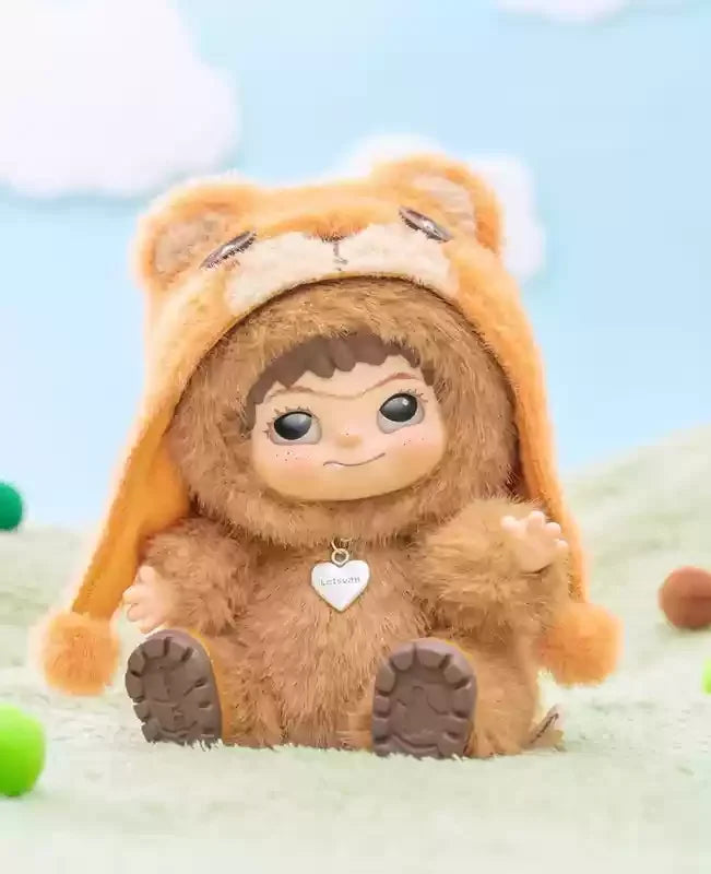 POP MART Labubu Doll Wakuku Fuzzy Party Box