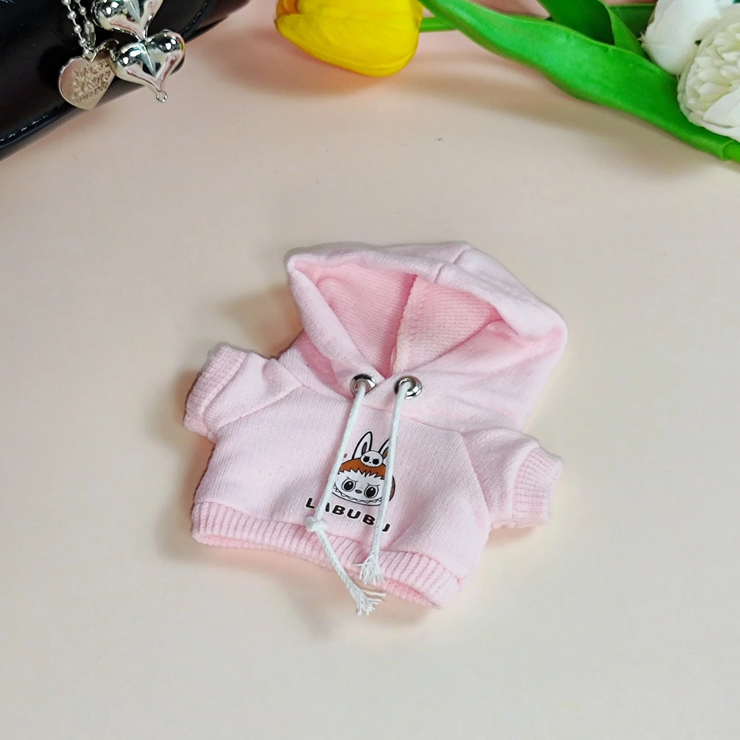 POPMART Labubu 17cm Hoodie Outfit Set – Kawaii Style