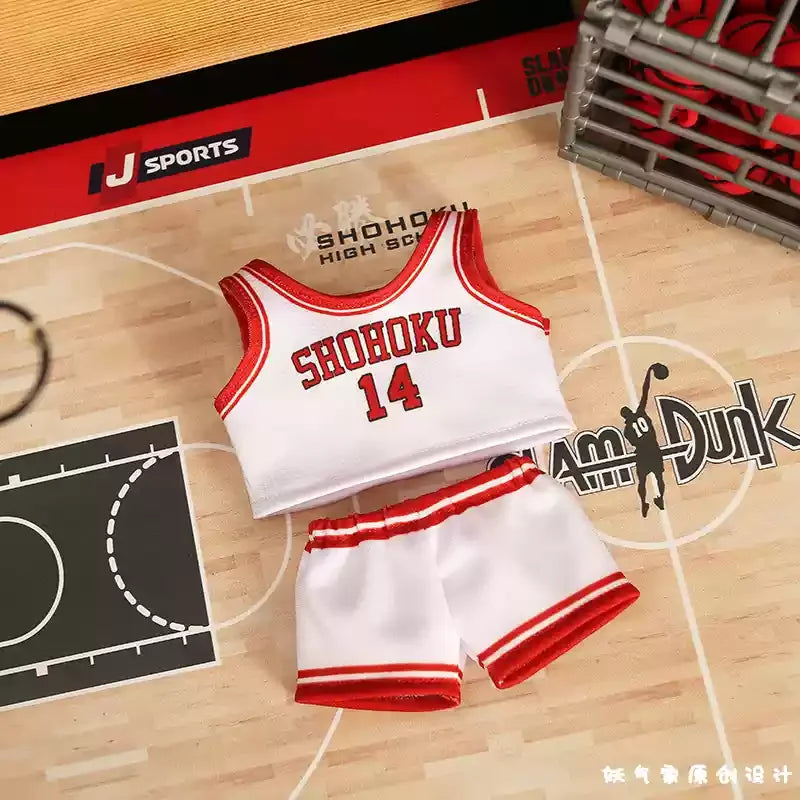 Slam Dunk Labubu Cosplay Doll Set