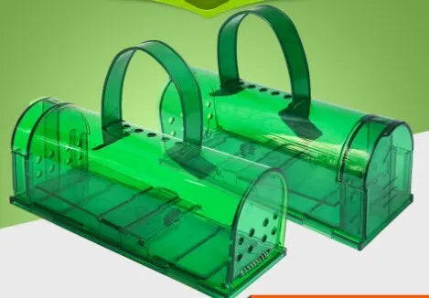 2PCS Plastic Mousetrap Bedroom Kitchen Warehouse Mousetrap With Handle Easily Catch Rats High Sensitive Pedal Trap