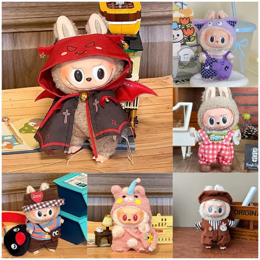 POPMART Labubu V1 V2 Devil Outfit Dress Set