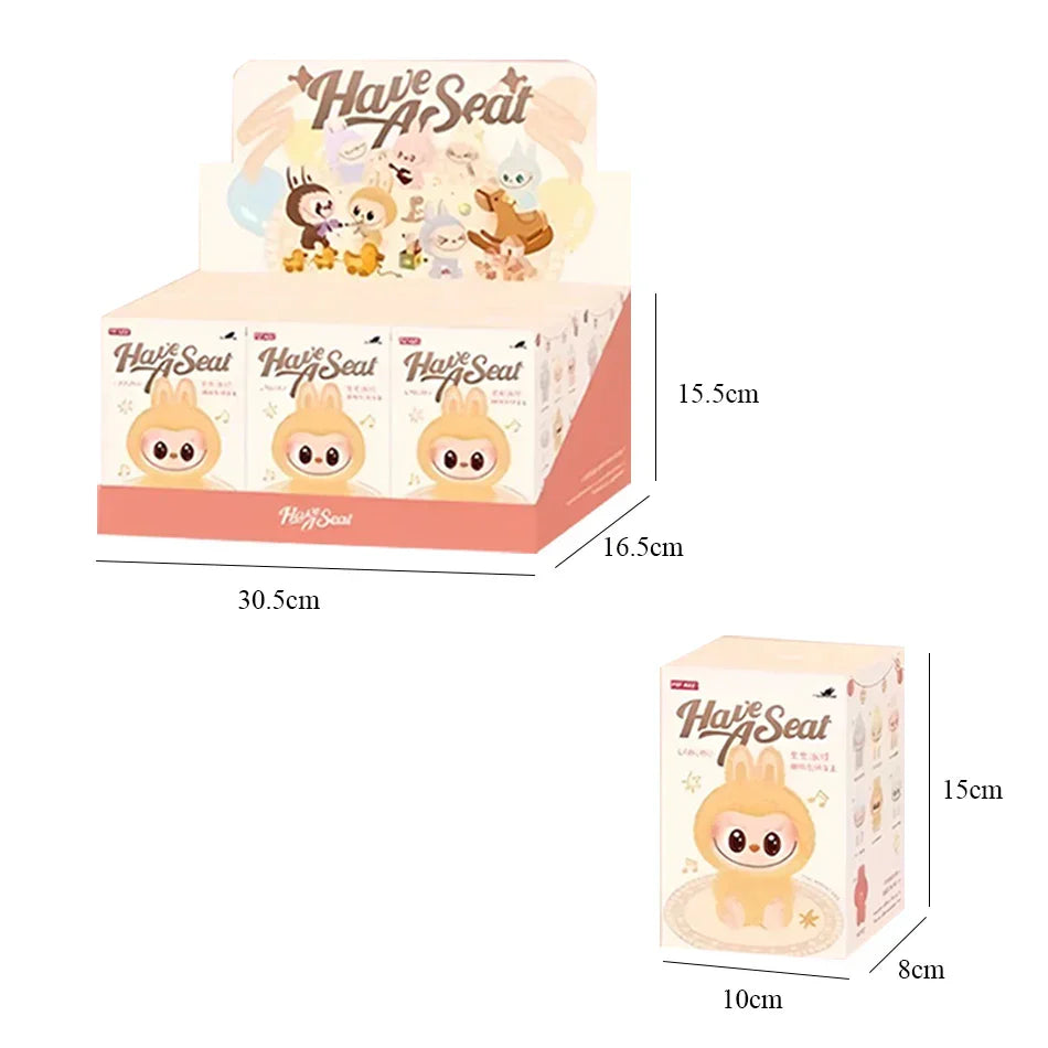 Popmart Labubu Party Rubber Plush Blind Box Macaron 2nd Gen
