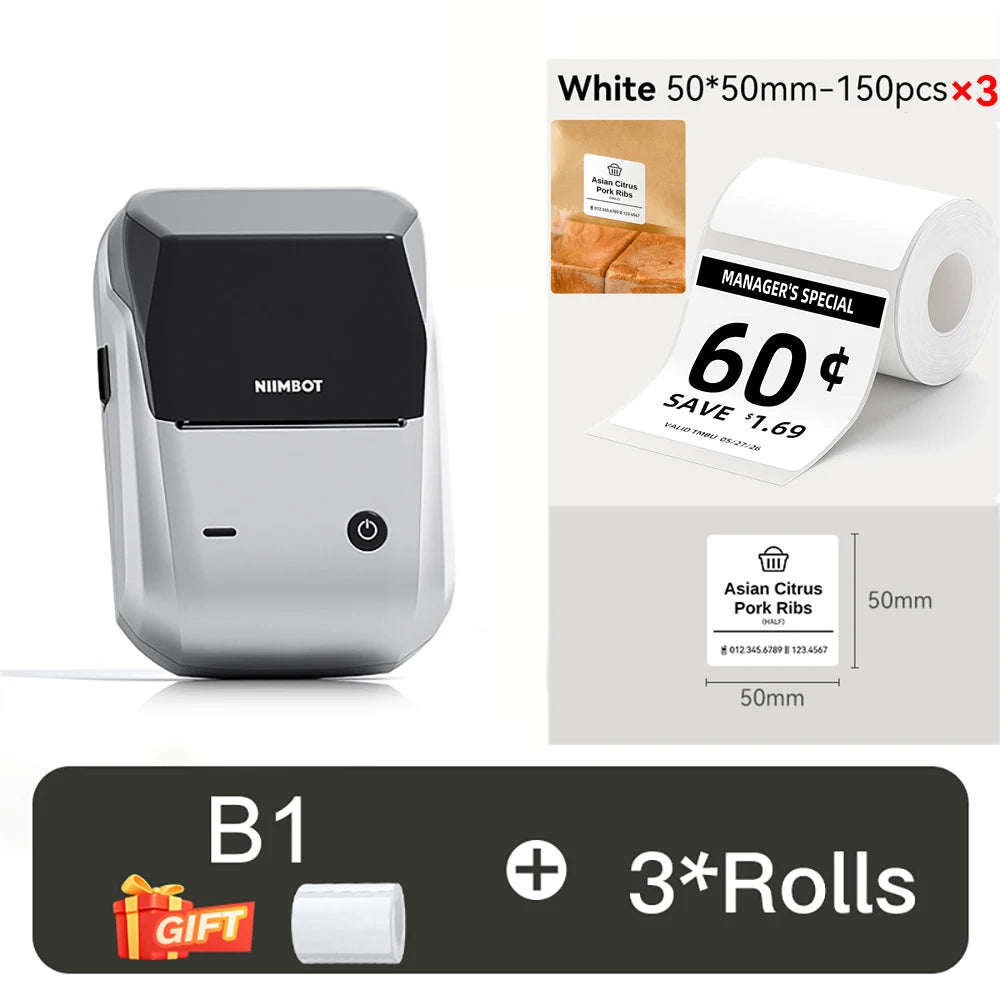 NIIMBOT B1 Portable Label Printer