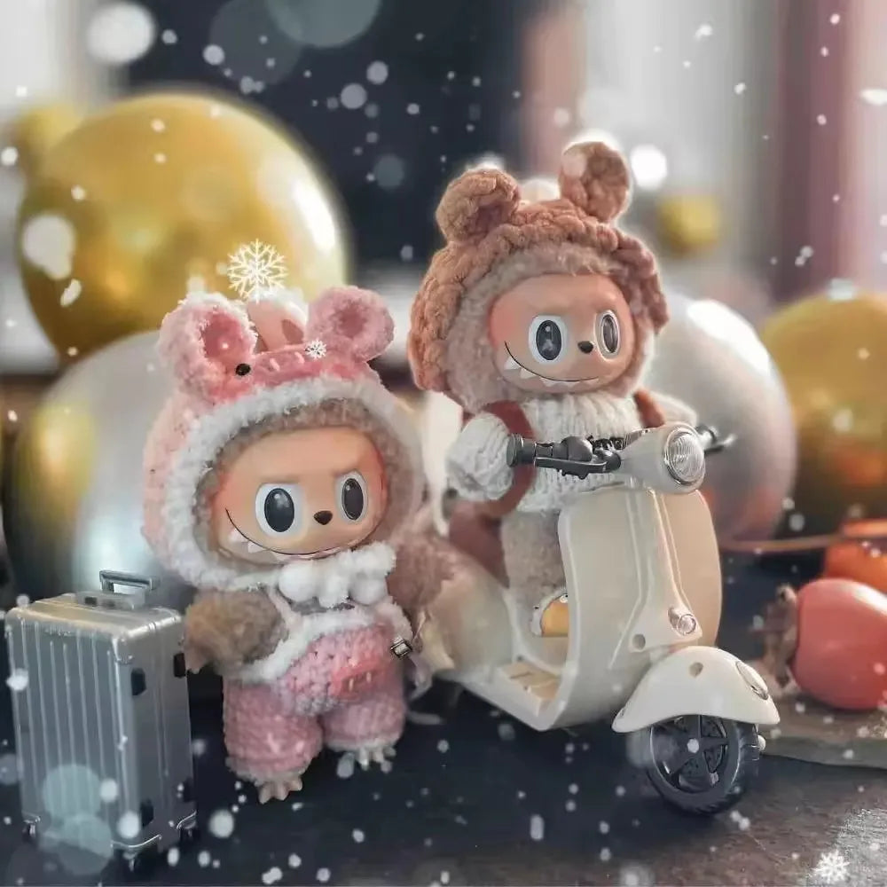 POPMART Labubu Doll Electric Mini Motorcycle