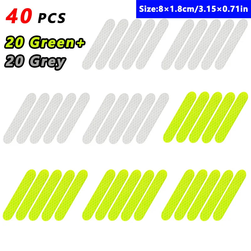 Car Wheel Hub Reflective Stripes