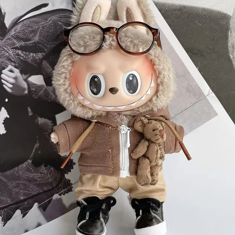 PopMart Labubu 17cm Bear Doll Outfit