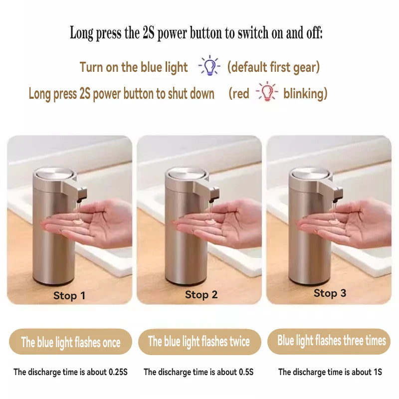304 Stainless Touchless Soap Dispenser
