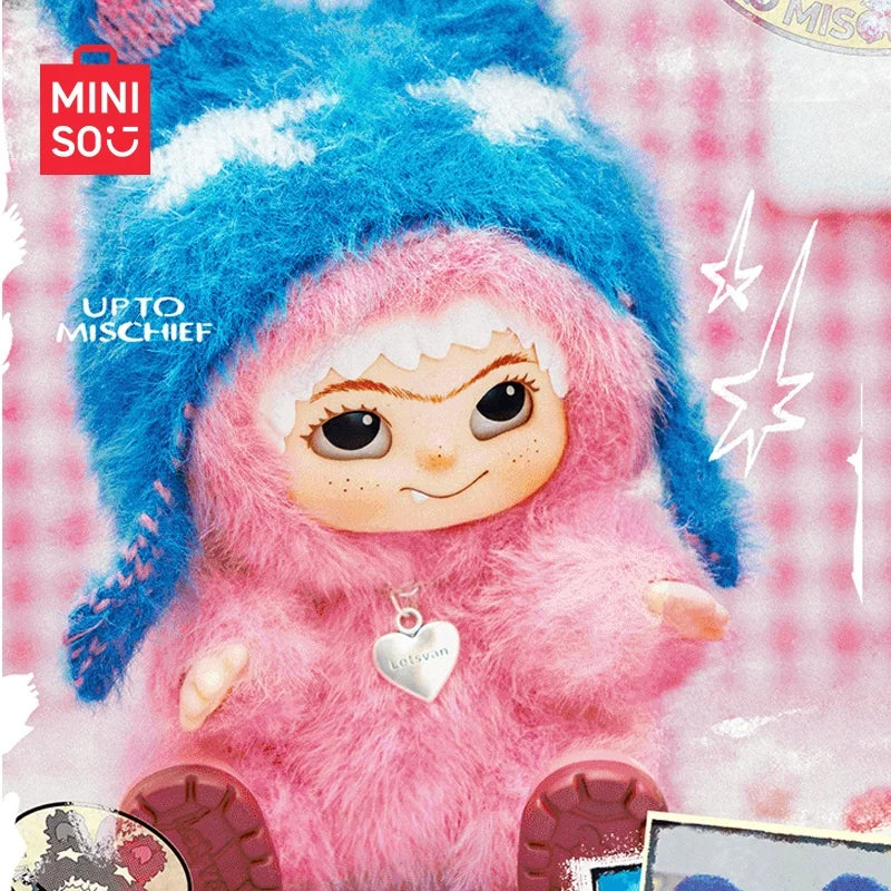 POP MART Labubu Doll MINISO Wakuku Blind Box