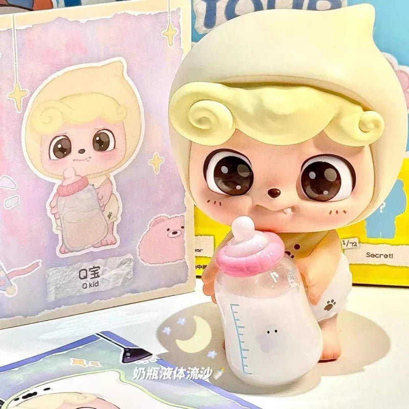 POP MART Labubu Doll Q.Kid Q.Baby Blind Box