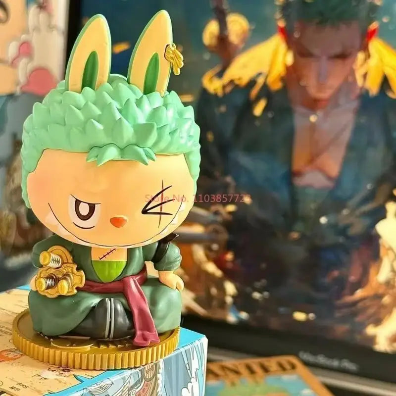 PopMart Labubu One Piece Anime Toy Set