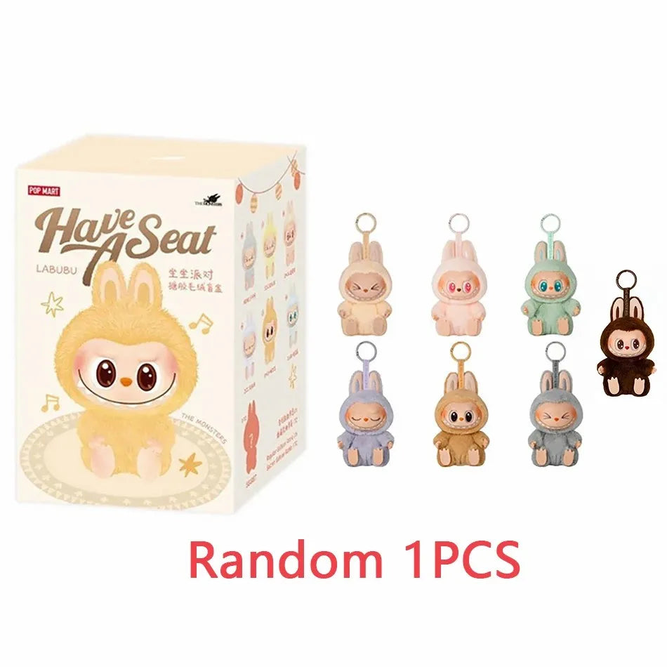Labubu Macaron PVC Blind Box Keychain